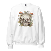 Skull With Mushrooms Unisex Sweatshirt